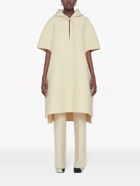 Trumpas striukė Jil Sander su gobtuvu
