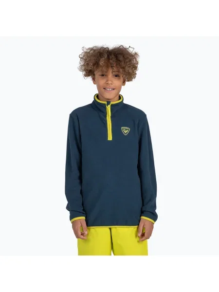 Детски суитшърт Rossignol Jr Strawpile Fleece Fz dark navy синьо