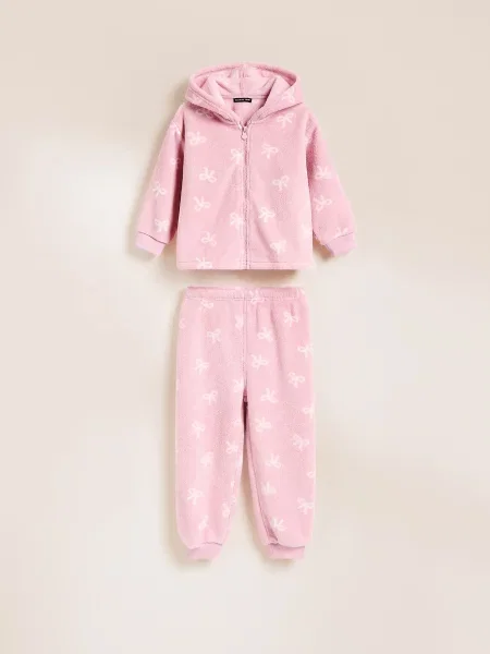 Hanorac din fleece copii Reserved roz