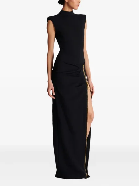 Rochie maxi Balmain de costum negru