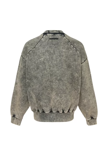 Pulover Fear Of God Essentials cu broderie gri