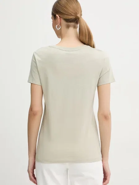 Armani Exchange T-shirt basic zielony