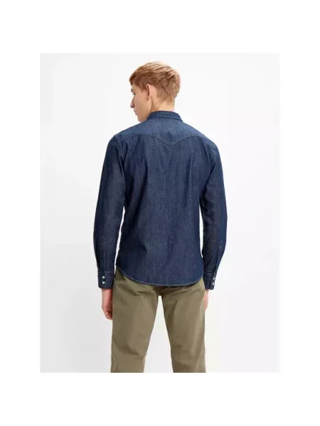 Levi's® Koszula Jeansowa Barstow Standard Fit blau niebieska