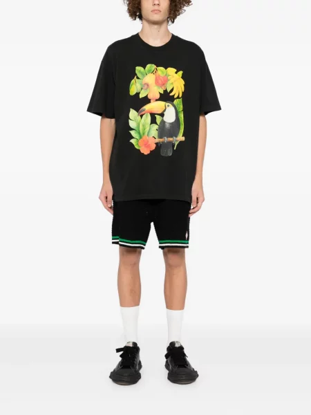Tricou Melt cu imagine gri