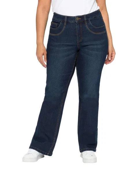 SHEEGO Jeans denim albastru