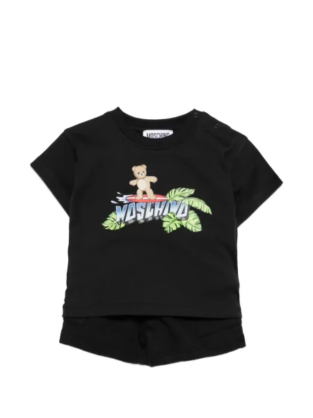 Koszulka dziecięca Moschino czarna