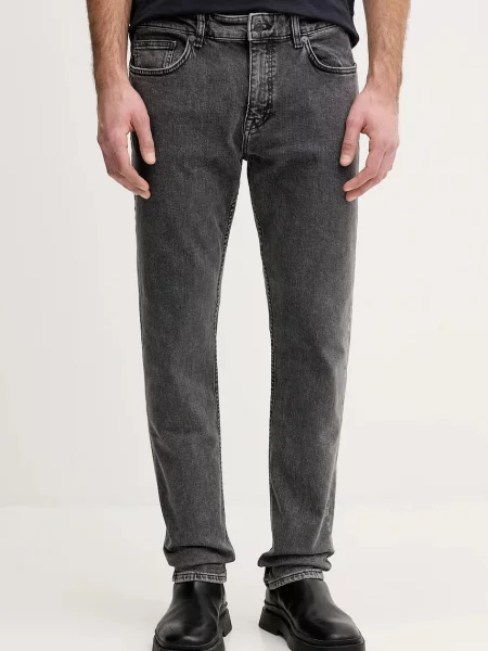 Kavbojke BOSS Orange siva