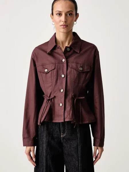 Scotch & Soda bunda dámska hnedá
