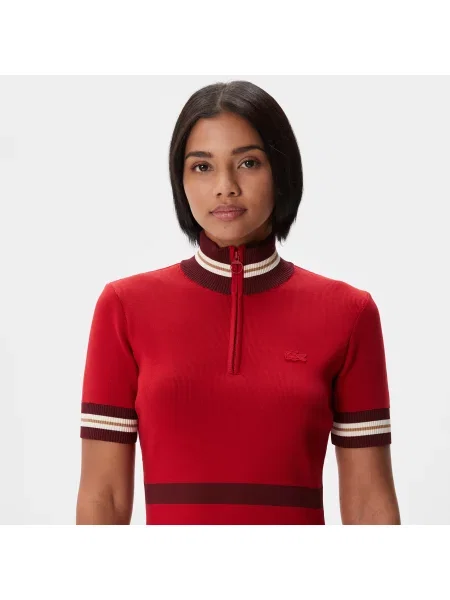Lacoste Sukienka Lacoste czerwona