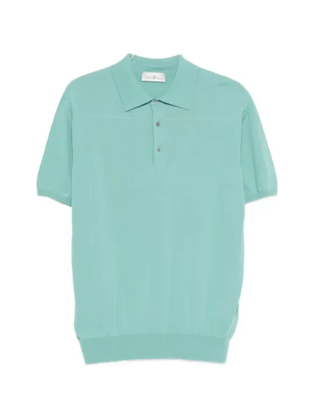 Tricou polo Della Ciana scurt verde
