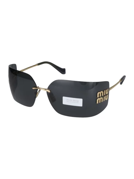 Okulary przeciwsłoneczne Miu Miu Eyewear żółte