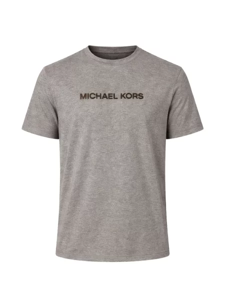 Tricou Michael Kors cu autograf gri