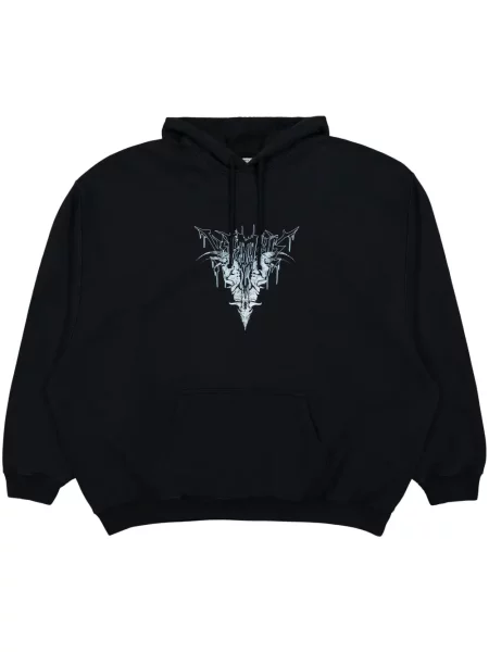 Hanorac cu glugă Vetements negru