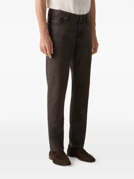 Pantaloni Zegna stretch maro