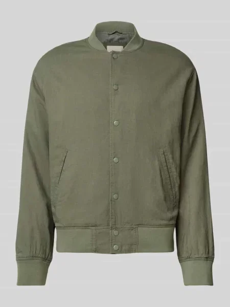 Bomberka lniana z lamowanymi model ‘ARIO’ Jack & Jones