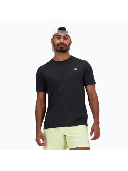 New Balance edzős póló Athletics sima fekete