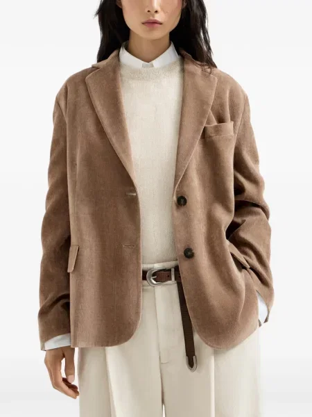 Sacou Brunello Cucinelli de catifea cord