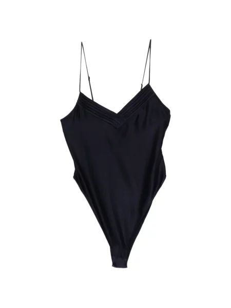 Top Forte_forte cu decolteu în V negru