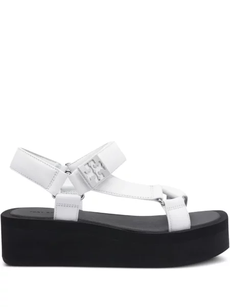 Sandale Tory Burch cu platformă alb