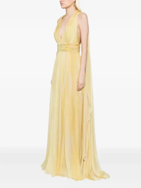 Костюм рокля Elie Saab с принт жълто