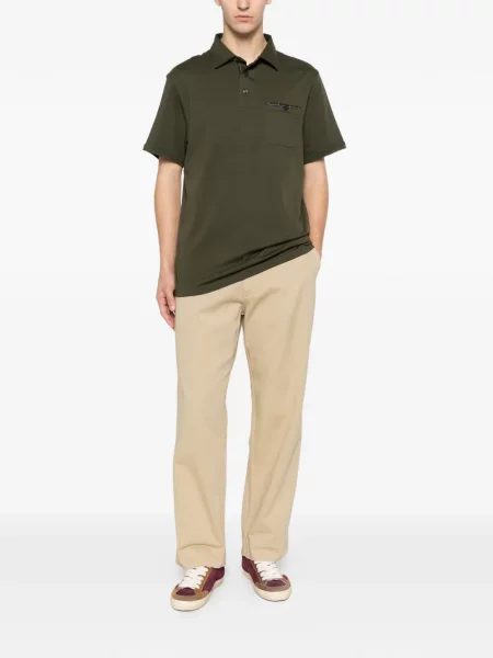 Tricou polo Barbour verde