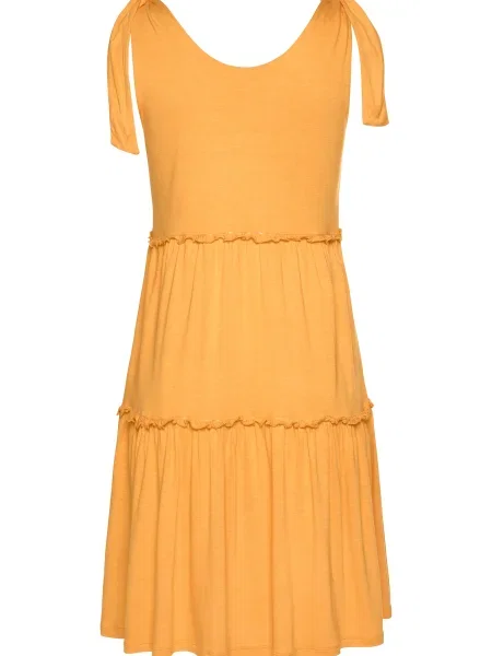 S.Oliver Rochie de vară mandarină portocaliu