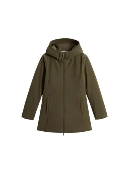 Parka Woolrich zielona