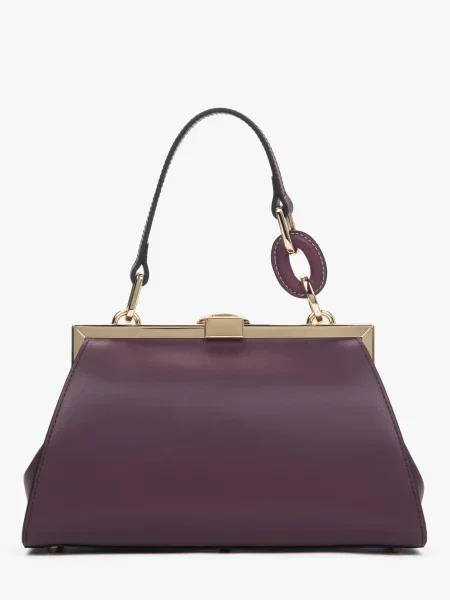 Cromia Сумка Шкіра фіолетовий