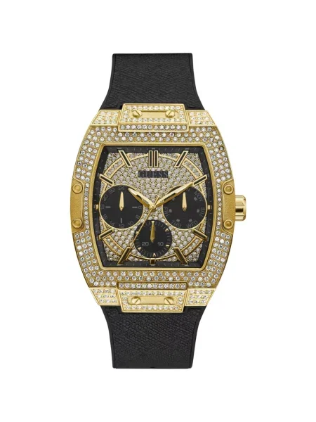 Zegarek Guess zamszowy żółty