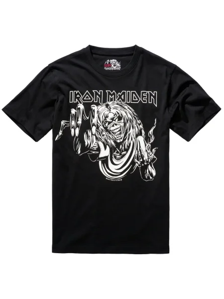 Brandit Tricou Iron Maiden negru alb
