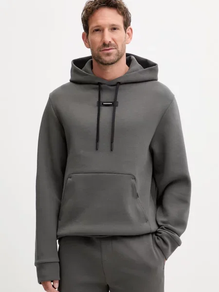 On dukserica za trening za muškarce s pamukom Focus Tech zelena