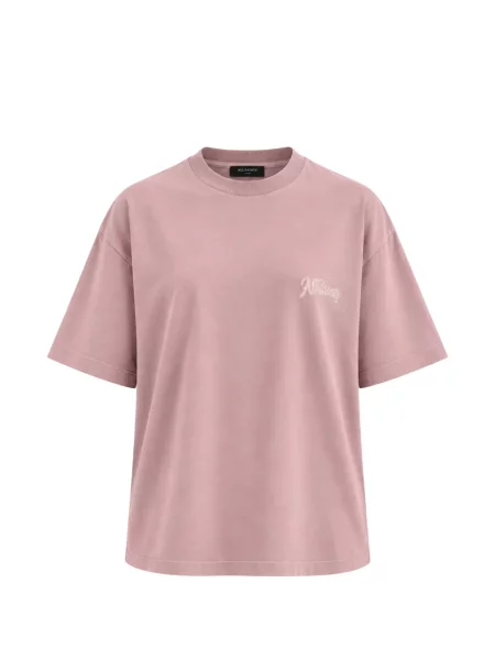 Tricou Allsaints cu imagine roz