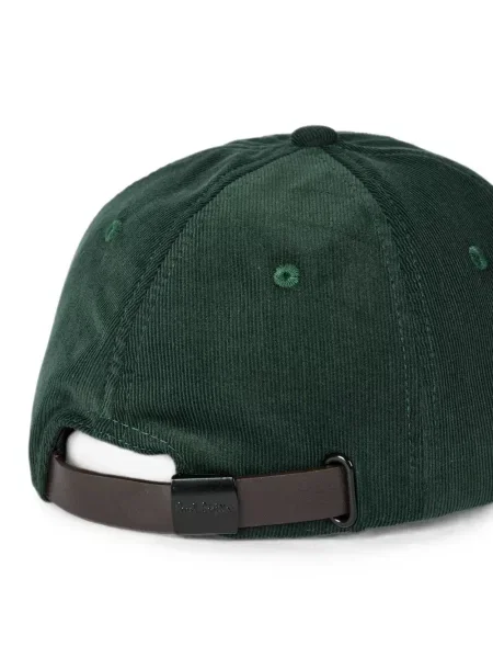 Șapcă Paul Smith de catifea cord verde