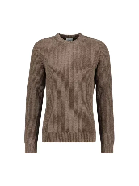 Sweter Profuomo brązowy