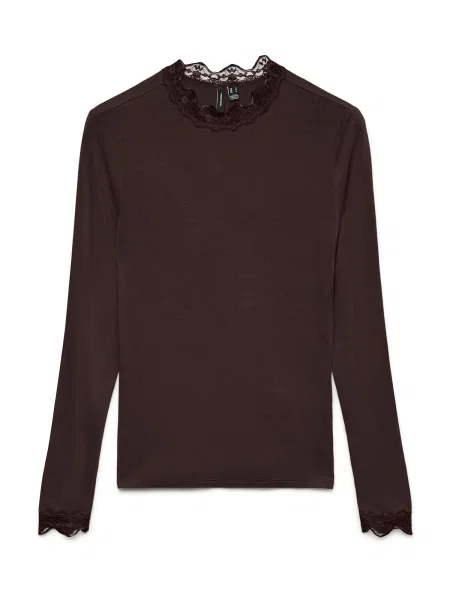VERO MODA Tricou VMRosa închis maro