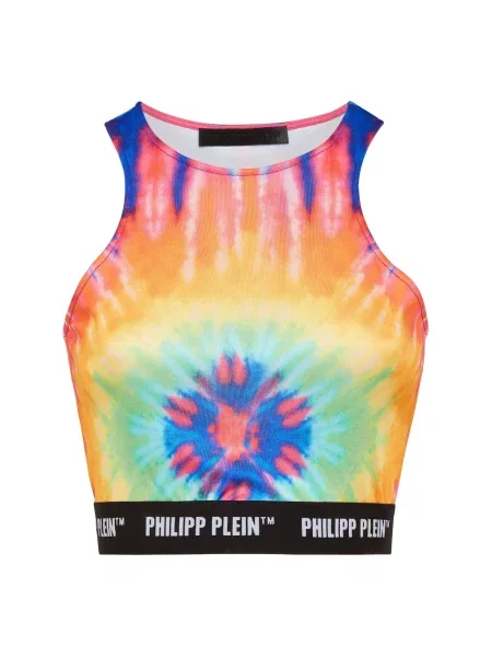 Tie dye wielobarwność top Philipp Plein