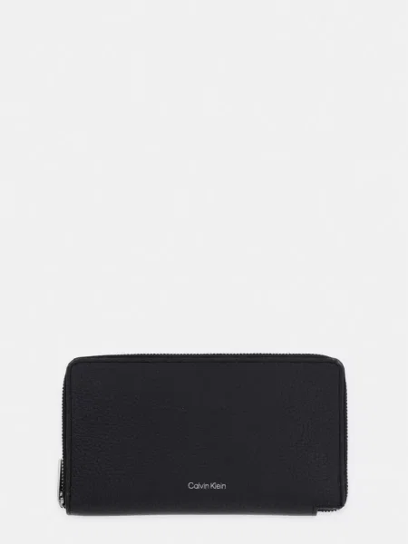 Calvin Klein portofel pentru femei din piele negru