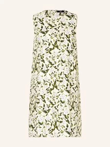 Weekend Max Mara Sukienka Ornati weiss beżowa