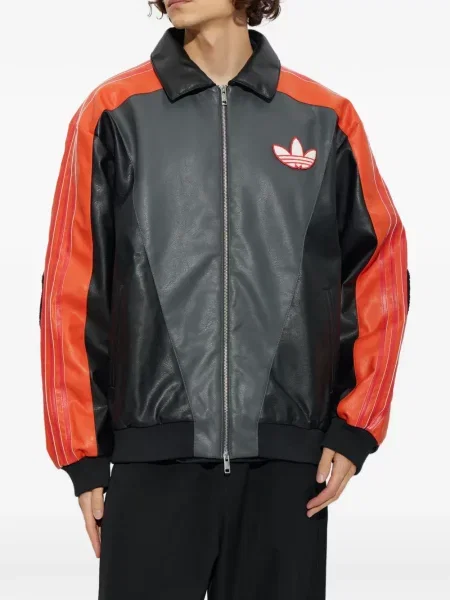 Μακρυμάνικος τρέξιμο μπουφάν Adidas με σχέδιο μπλε