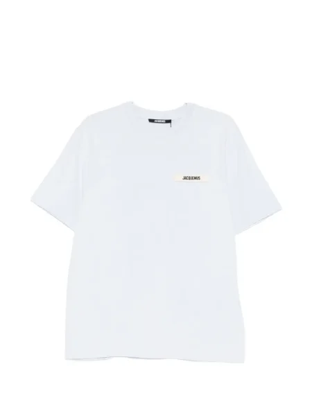 Tricou Jacquemus scurt alb