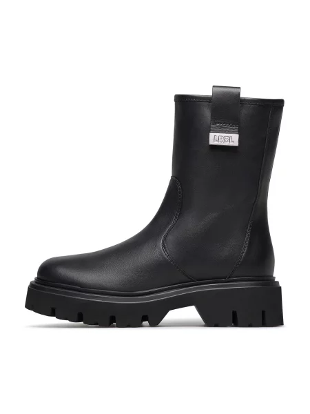 Buty do kostki Loriblu skórzane czarne