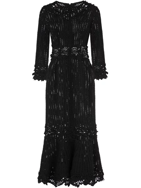 Osłona sukienka ołówkowa Dolce And Gabbana garniturowa czarna