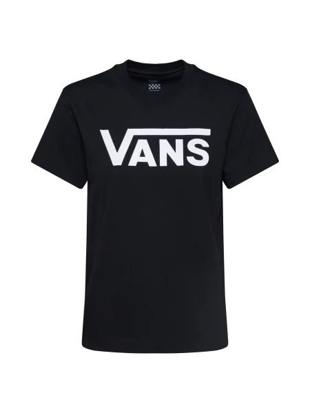 VANS Tricou WM FLYING V CREW / negru alb