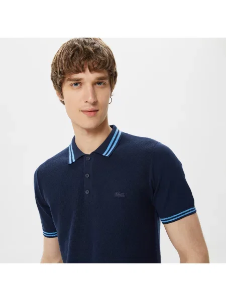Lacoste Swetry Lacoste granatowy