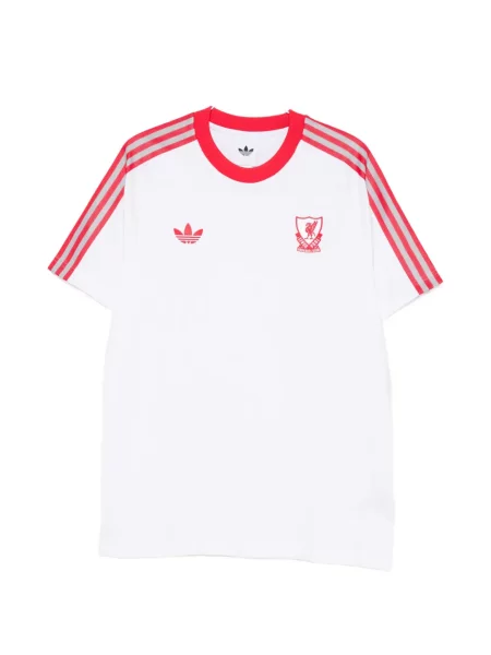Tricou grafic Adidas cu dungi cu autograf alergare albastru