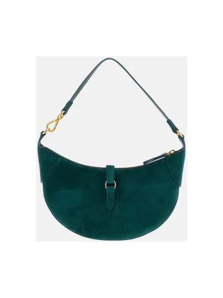 Polo Ralph Lauren torebka shopper zamszowa zielona