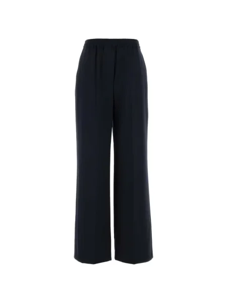 Pantaloni Weekend Max Mara de lână albastru