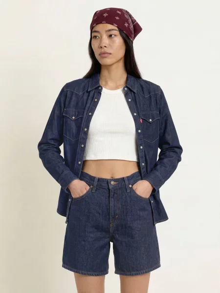 Levi's® Džínová Halenka Heritage Western tmavě modrá