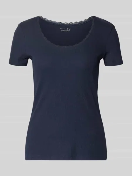 Góra od piżamy z obszyciem koronką Christian Berg Woman