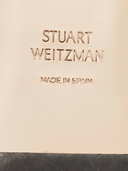 Кожени лоуфъри Stuart Weitzman черно